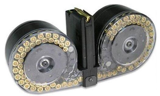 100rd Beta Style Drum Magazine for AR-15 / M4 Carbine, 5.56 & .223