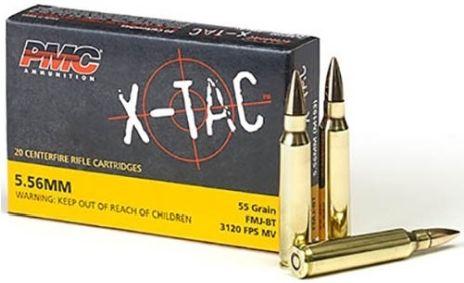 5.56 PMC X-Tac 55 Grain FMJ Ammo - 20rds