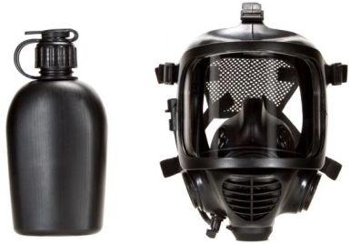 Respirator & Canteen, Full Face, Mira Safety Model CM-6M