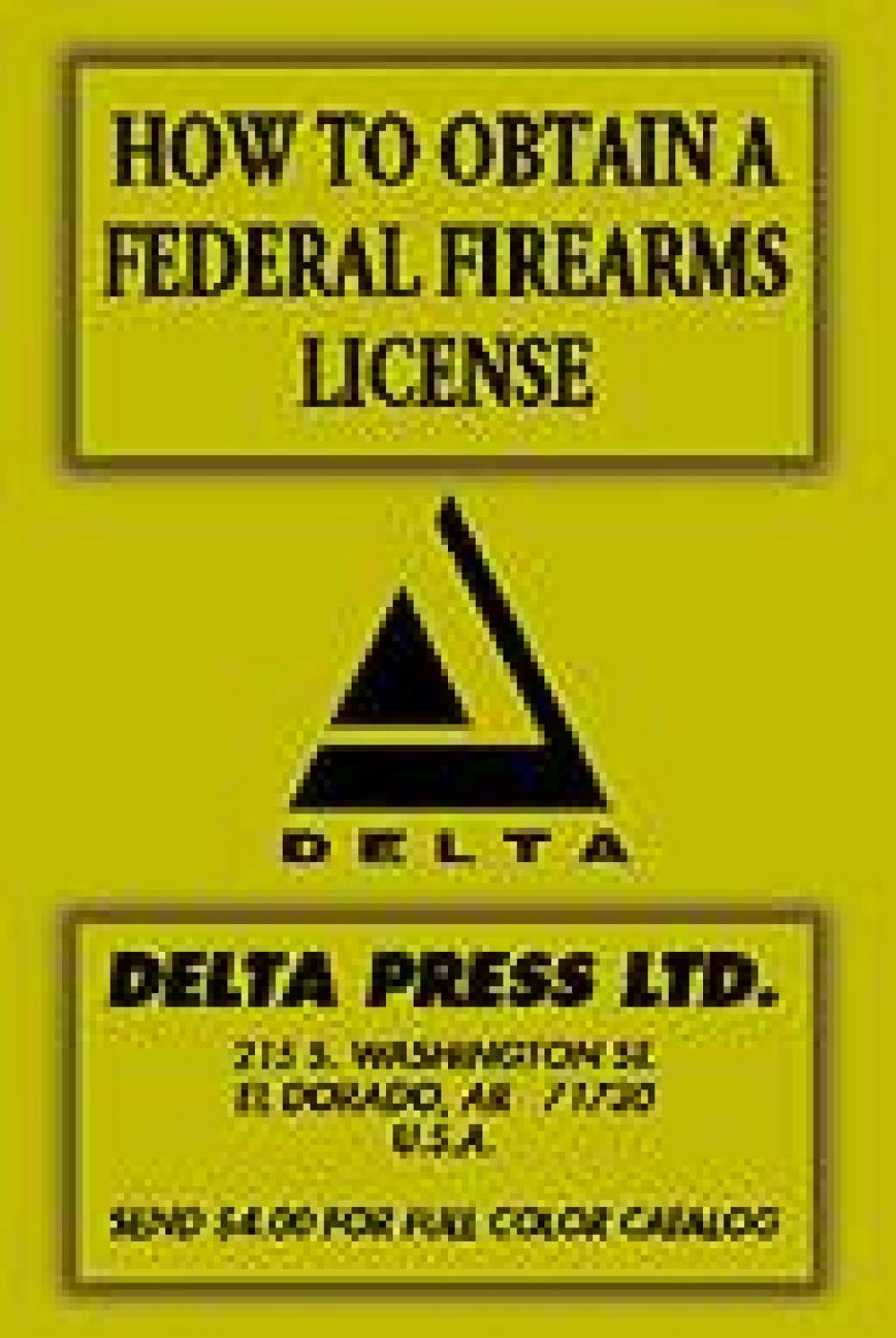 How To Obtain Gun Dealers Licenses