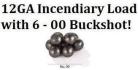 25 Pack of 12GA Dragons Breath-Flame Thrower Ammo with Buckshot