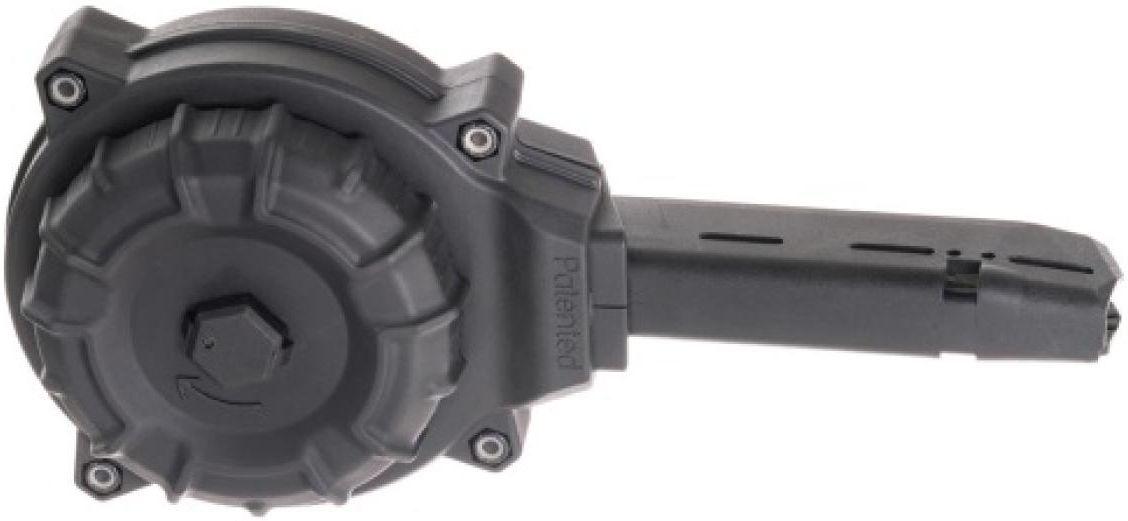 Glock 9mm 50rd Drum, Fits Glock 17//18/19/19X/26/34/45