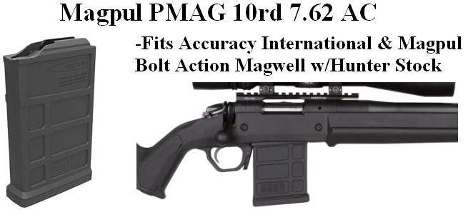 Magpul PMAG, AICS 7.62x51 (.308) 10 Round