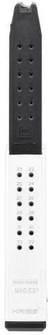 Kriss Magazine, Glock 9mm, 40 Round Capacity, Alpine White