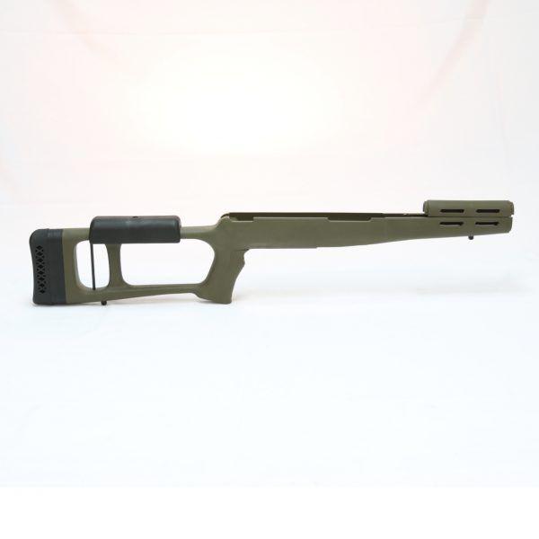 SKS Dragunov Stock with Cheek Piece & Adjustable LOP, OD GREEN