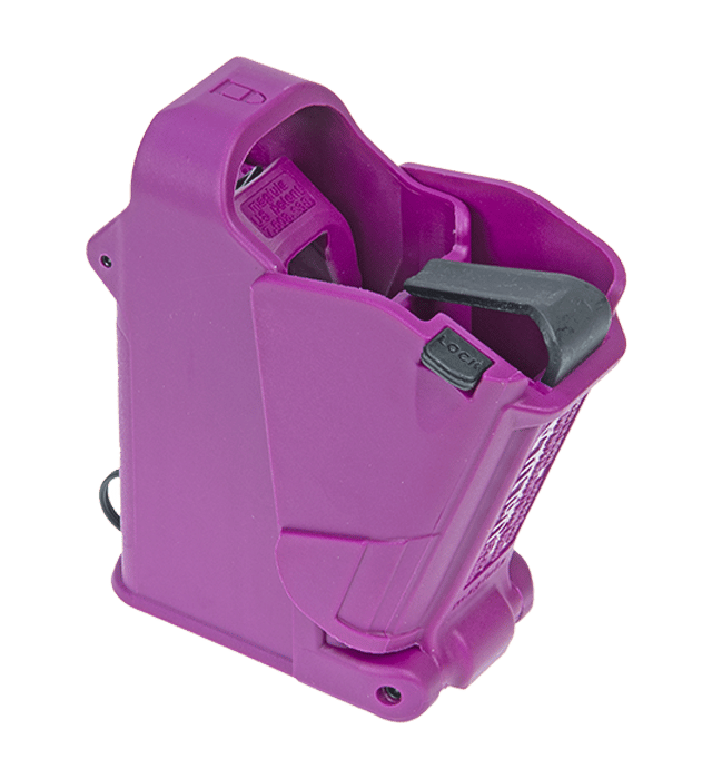 UpLULA® Universal Pistol magazine Loader/UnLoader, PURPLE, 9mm, .357SIG, .40S&W, .45ACP, 10mm