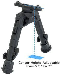 M-LOK Recon 360-degree Bipod (5.5"-7")