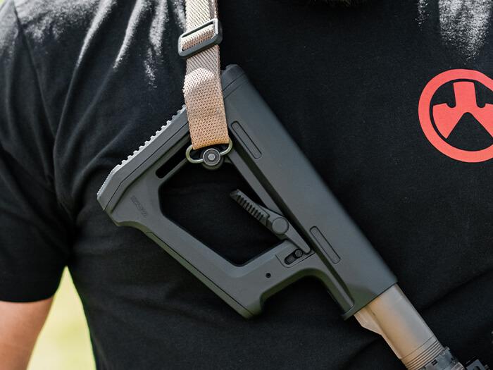 Magpul DT-PR Stock, Black, Mil-Spec, Carbine (Dual Tension/Precision Rifle variant)