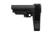 SB Tactical SBA3 Pistol Stabilizing Brace, 5-Position, Black, (Buffer Tube Sold Separately)