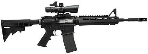 AR-15 Tactical Scope with Micro Red Dot