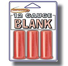 12 GA.  Blanks, 3 pack