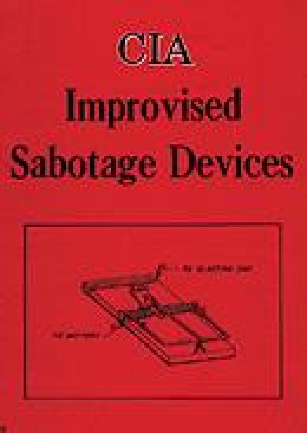 CIA Improvised Sabotage Devices