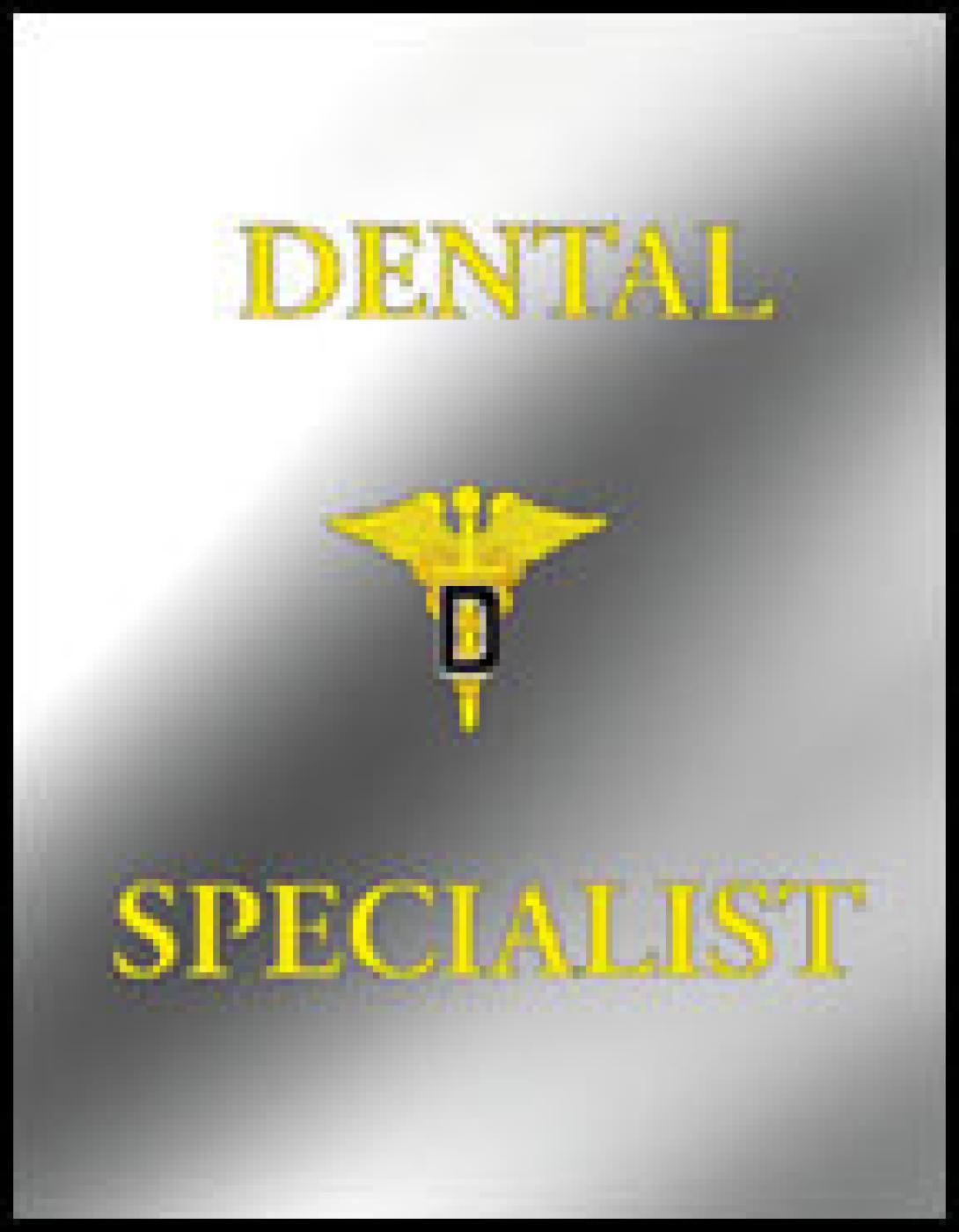 Dental Specialist FM 8-225, Dec. '84