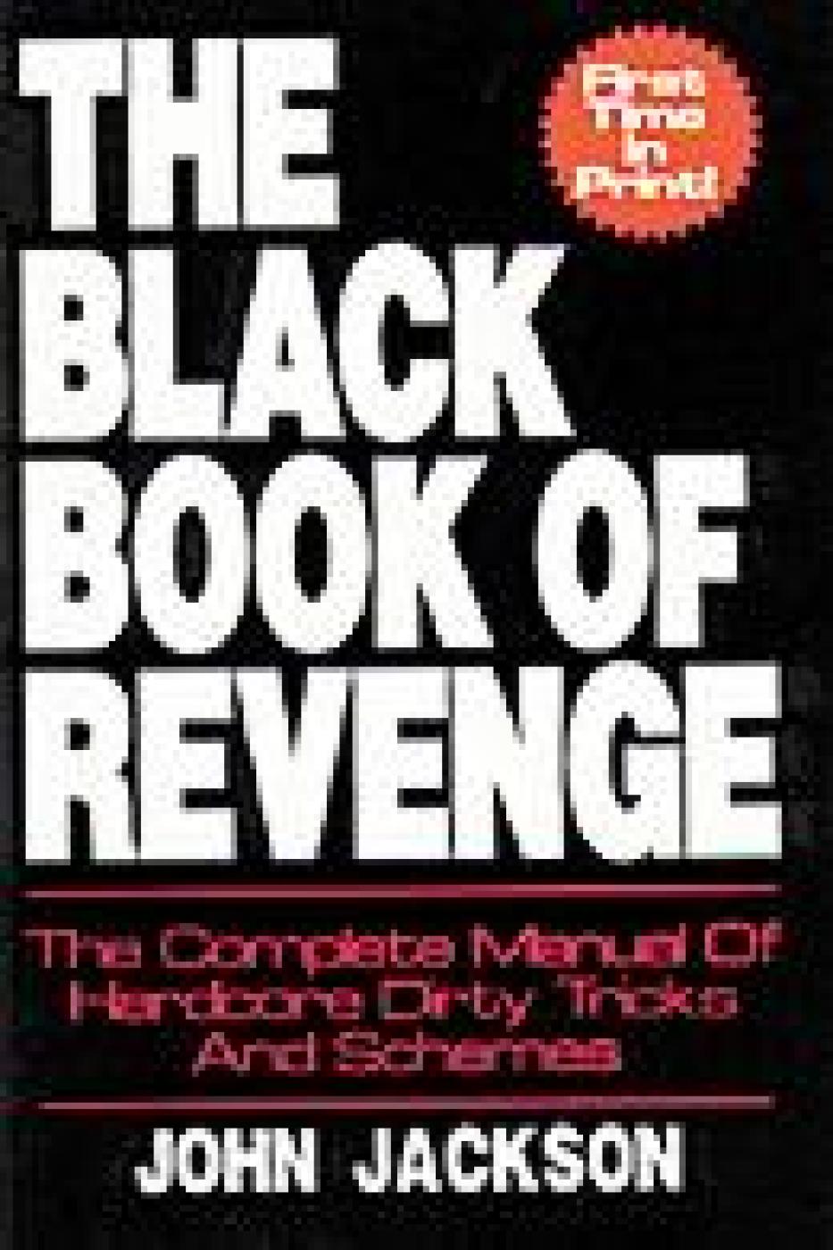 The Black Book Of Revenge