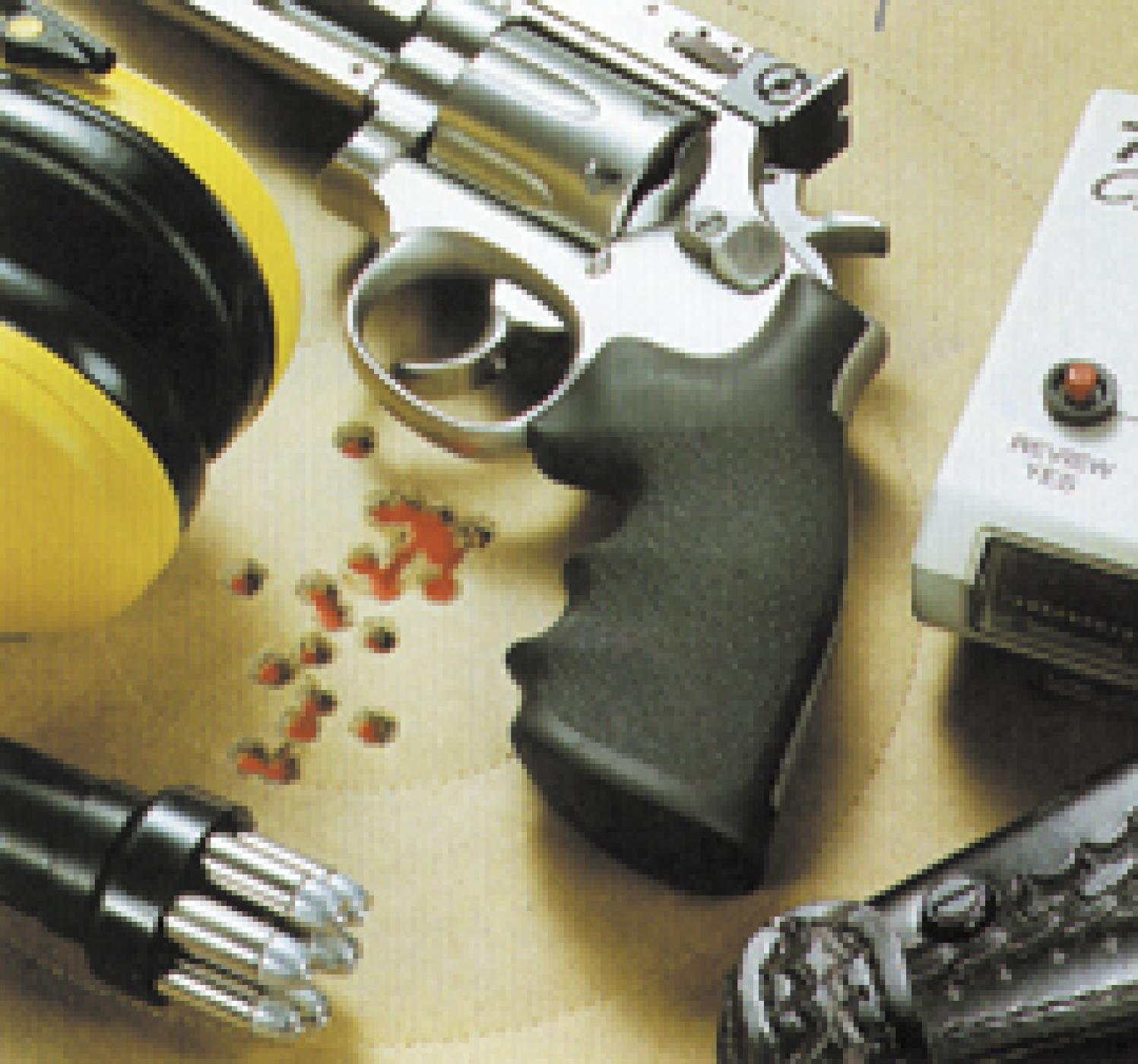 Hogue Grip for S&W, K & L Frame Revolver, Round Butt 