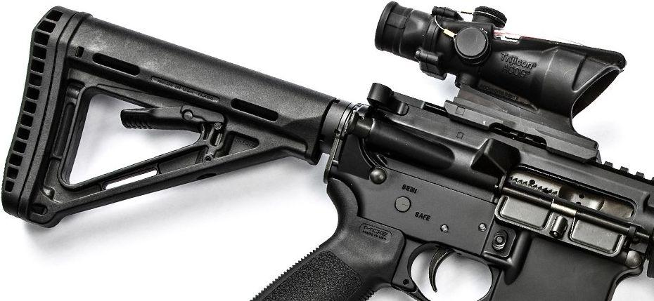 MOE Carbine Stock for AR15 - Commercial Model, Black