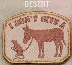 I Don't Give A Rat's Ass, Patch in Desert