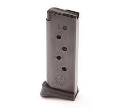 Factory Ruger LCP 6rd Magazine with Extended Finger Ledge