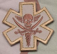 Tactical Medic Patch, (Desert Tan)