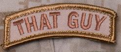 That Guy Tab Patch, (Desert Tan)