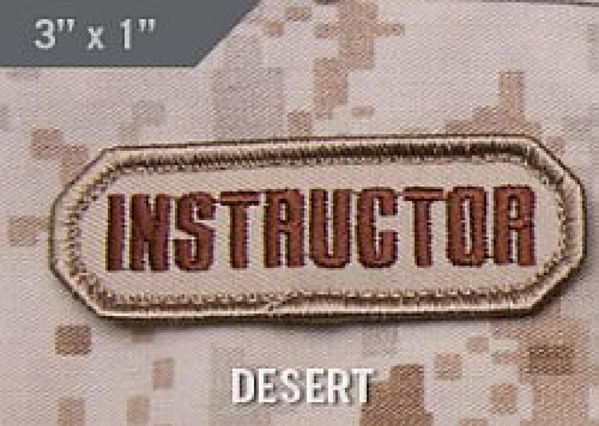 Instructor, Patch in Desert