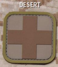 Medic Square Patch in Desert