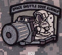 Space Shuttle Door Gunner Patch in ACU