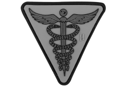 CADUCEUS PVC VELCRO PATCH IN SWAT