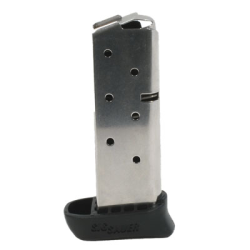 Sig P238 .380ACP 7rd Magazine with Extended Base Pad (SS)