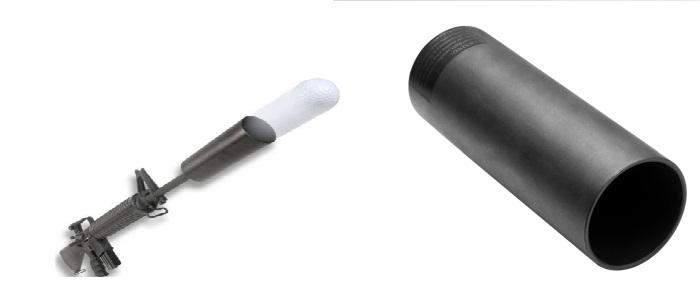 Golf Ball Launcher for AR-15/M-4 Carbine