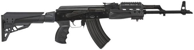 AK-47, 6 Position Side Folding Stock with Scorpion Recoil System & Adjustable Cheekrest