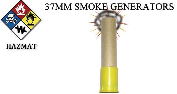 37MM Smoke Generators, White, 30-Pack