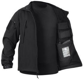 Concealed Carry Soft Shell Tactical Jacket - Large